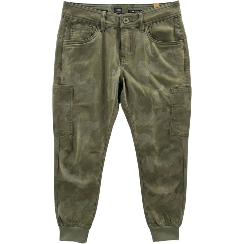 Prana Halle Jogger II Pants Sage Camo Zion Hiking Cargo 1971051 Womens 0 NEW